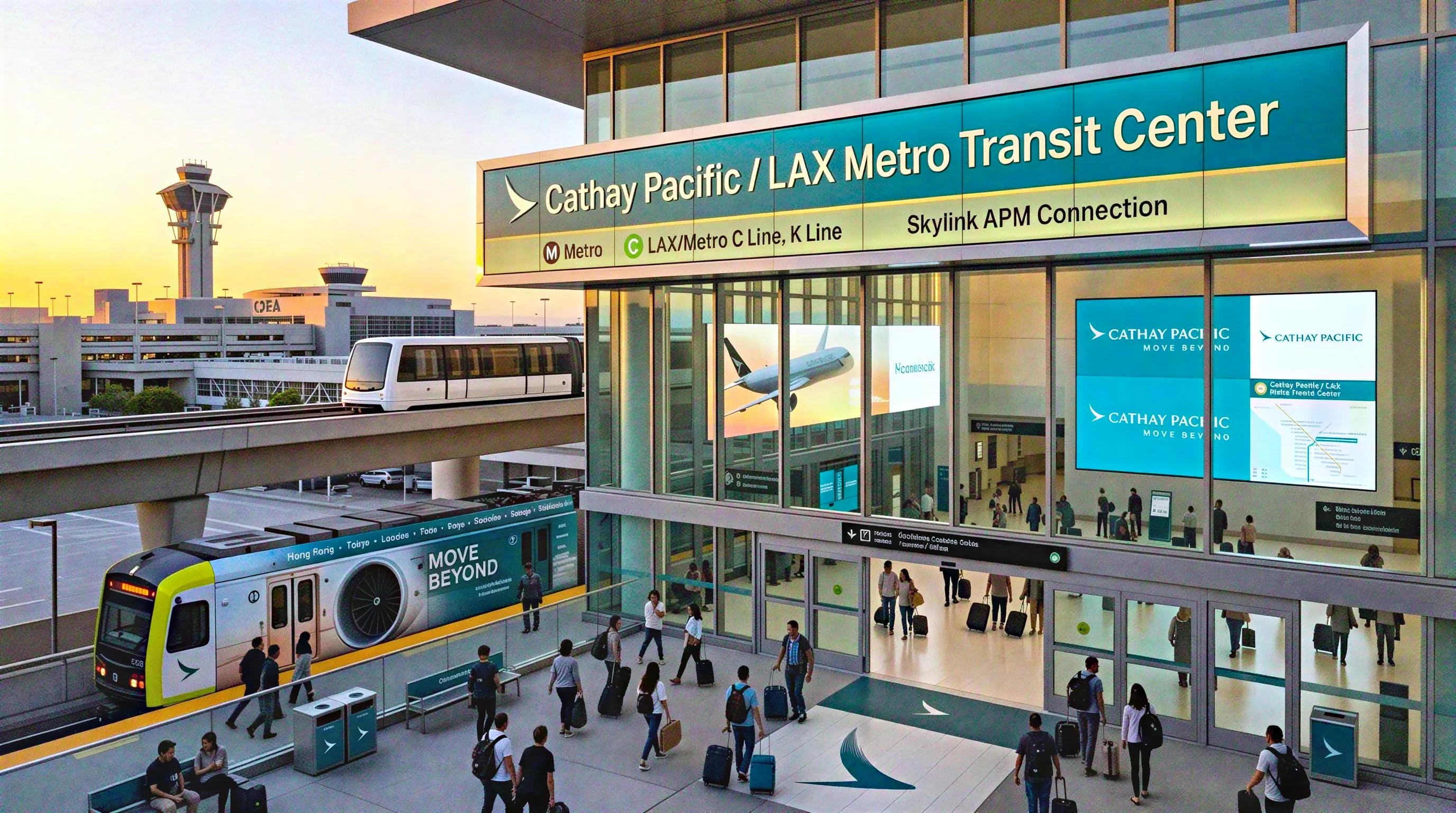 Cathay Pacific to buy LAX Metro station naming rights in USD 10M deal