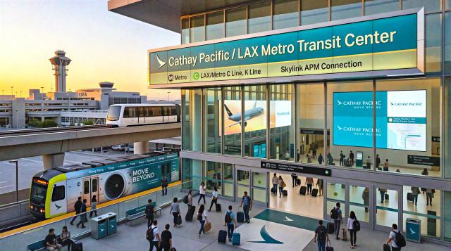 Cathay Pacific to buy LAX Metro station naming rights in USD 10M deal