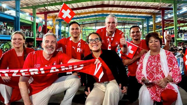 Swiss Embassy hails Bangladesh's football passion after World Cup watch party