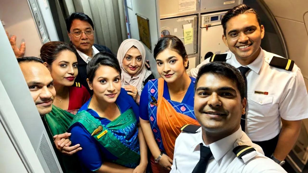 State minister marks international cabin crew day mid-flight