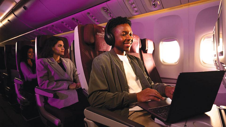 Qatar Airways sets new benchmark with over 100 Starlink-enabled widebody aircraft