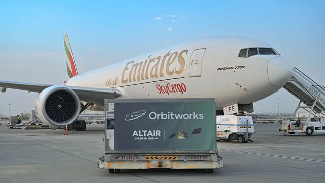 Emirates SkyCargo transports UAE’s first commercial AI-enabled satellite
