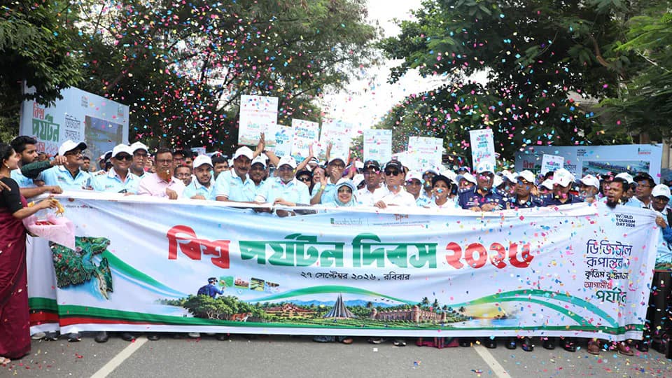 Bangladesh Tourism Board marks World Tourism Day with colorful rally