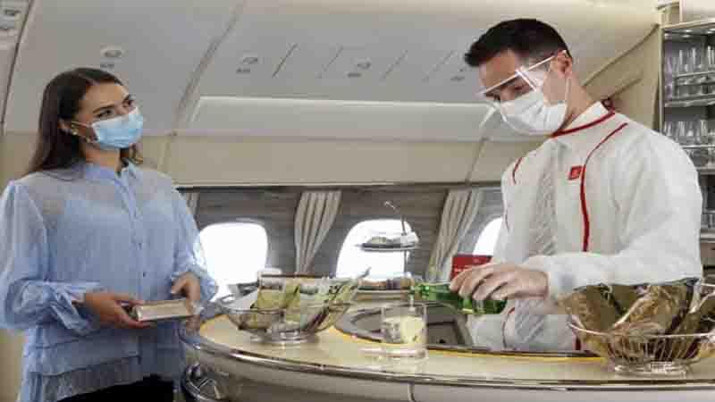 Emirates resume signature onboard service