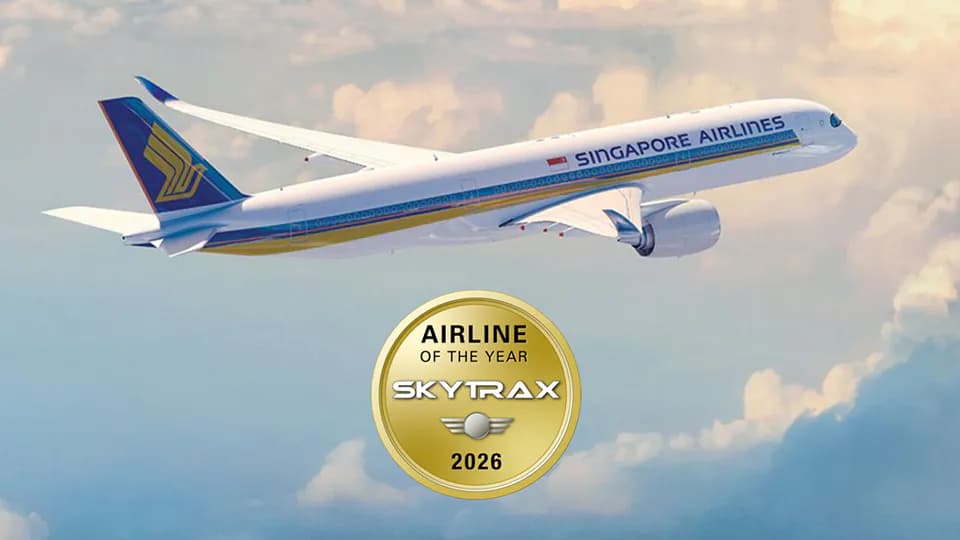 Singapore Airlines takes top spot in Skytrax World Airline Awards