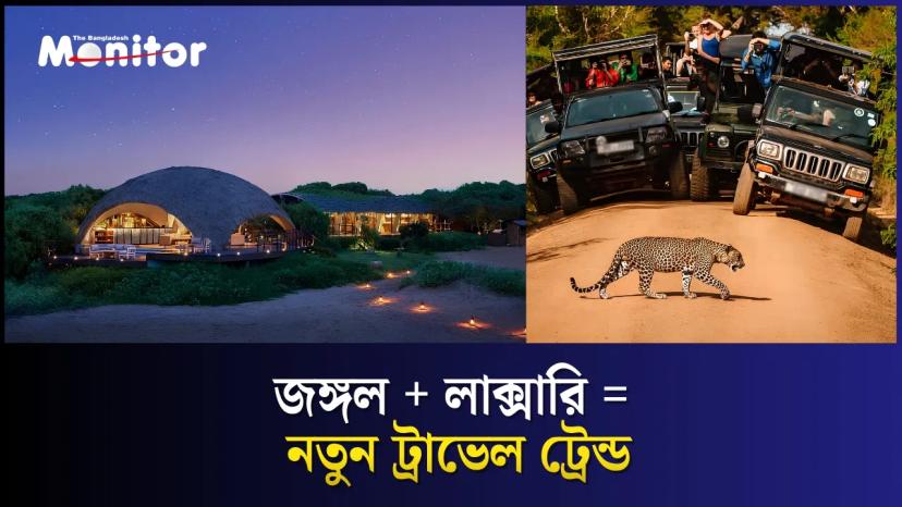 লাক্সারি সাফারিতে দেখা মিলছে বিরল চিতাবাঘ!