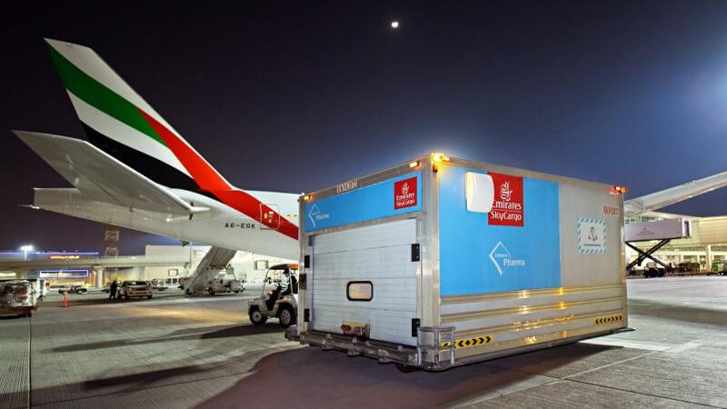 Emirates SkyCargo transports first batch of Pfizer-BioNTech COVID-19 vaccines to Dubai