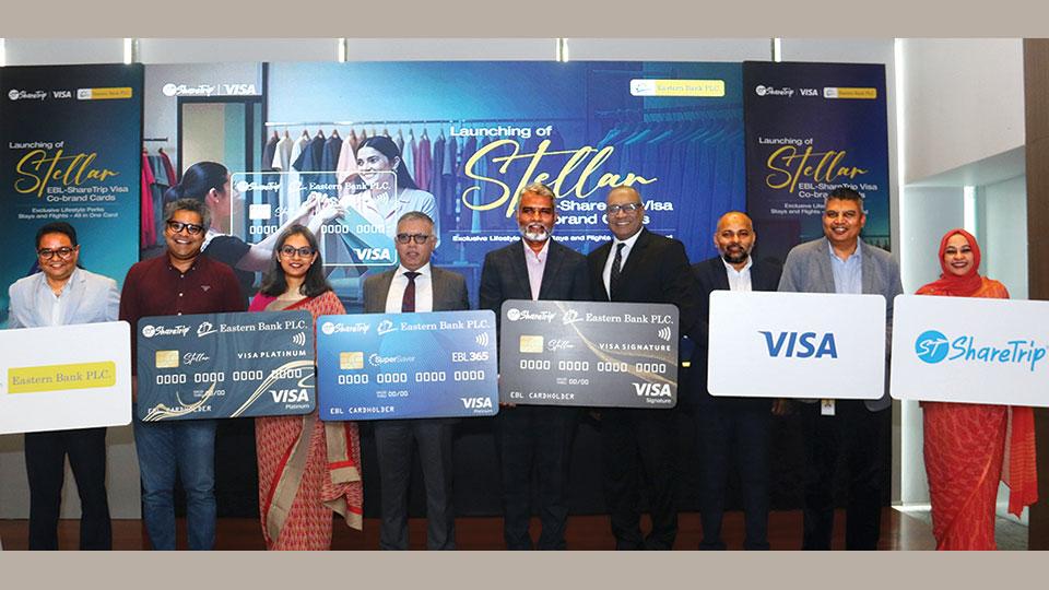 EBL unveils lifestyle, travel cards in partnership with ShareTrip, Visa