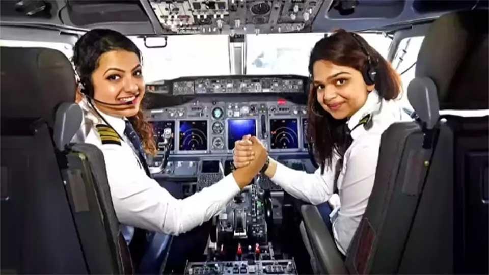 India leads in female pilot numbers