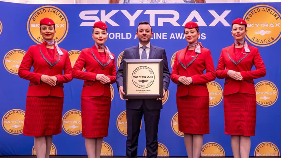 Turkish Airlines wins Best Airline in Europe title at Skytrax