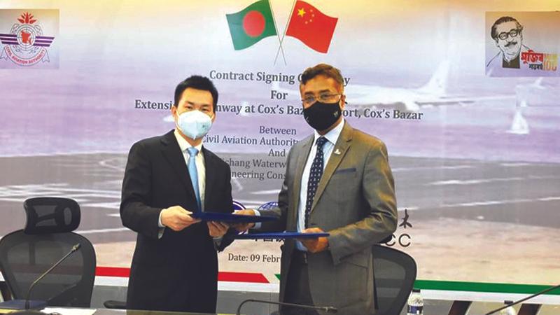 CAAB inks deal with Chinese JV to expand Cox's Bazar Airport runway