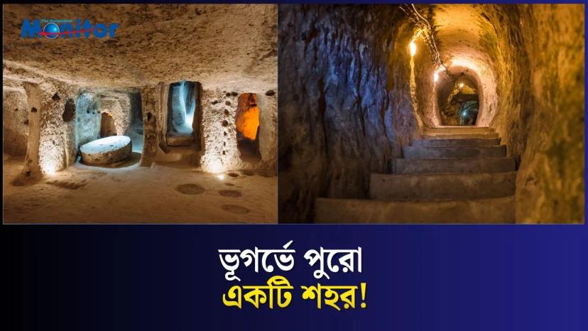মাটির নিচে লুকিয়ে আছে তুরস্কের বিস্ময়কর আরেক পৃথিবী
