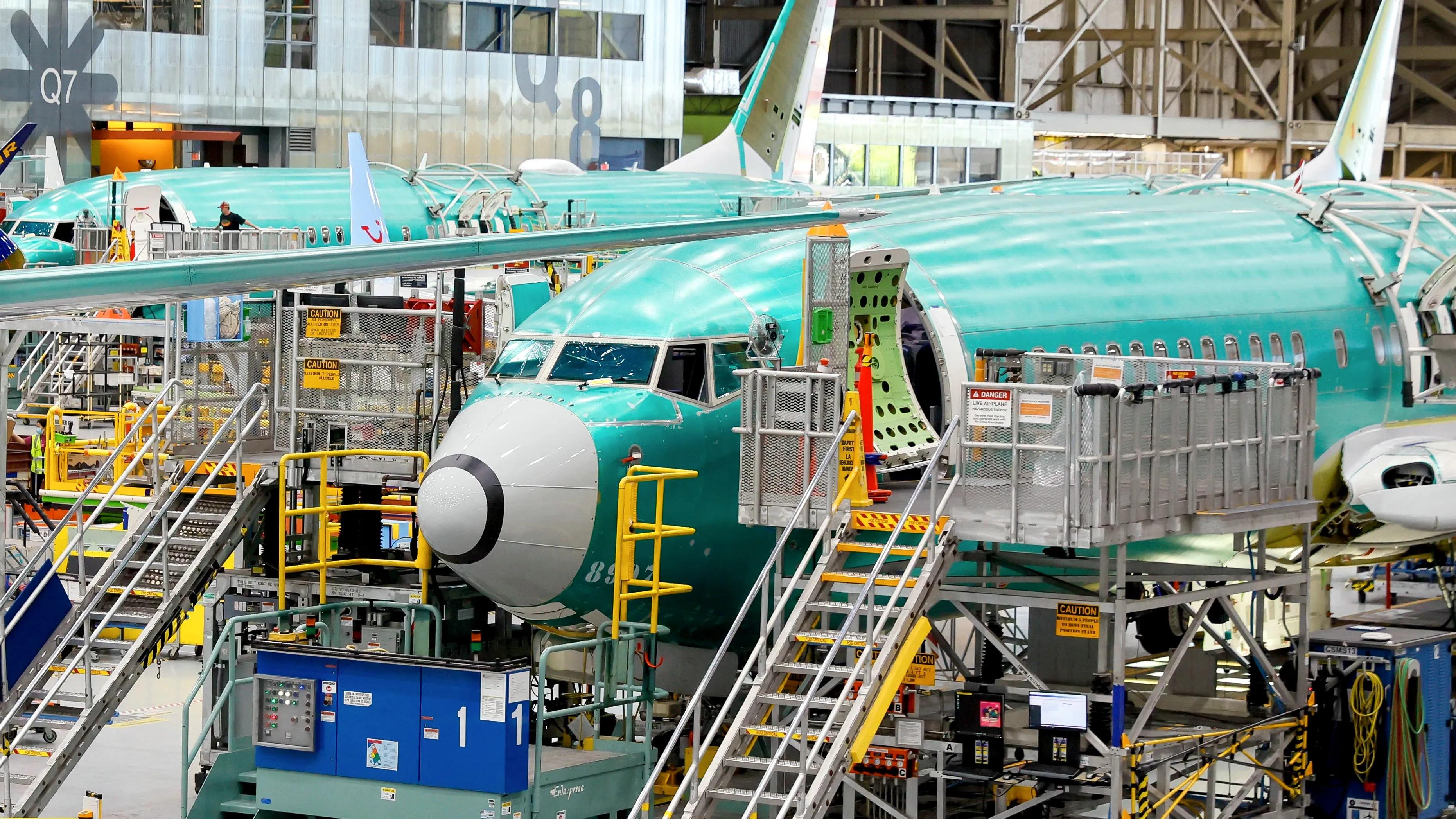 Boeing starts fourth 737 MAX assembly line in Everett