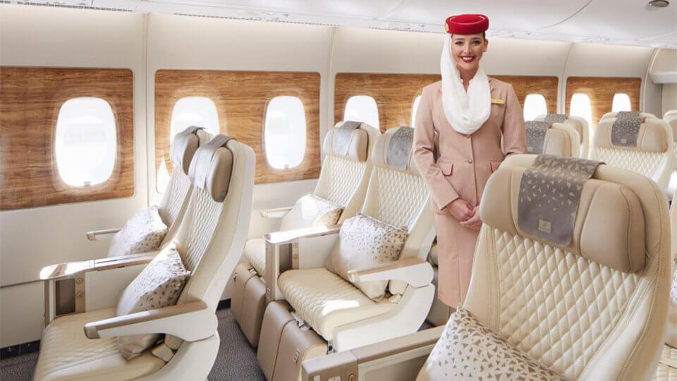 Emirates unveils Premium Economy cabin in A380 aircraft
