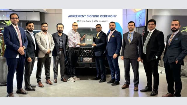 Prime Bank customers to receive Chery vehicle servicing benefits
