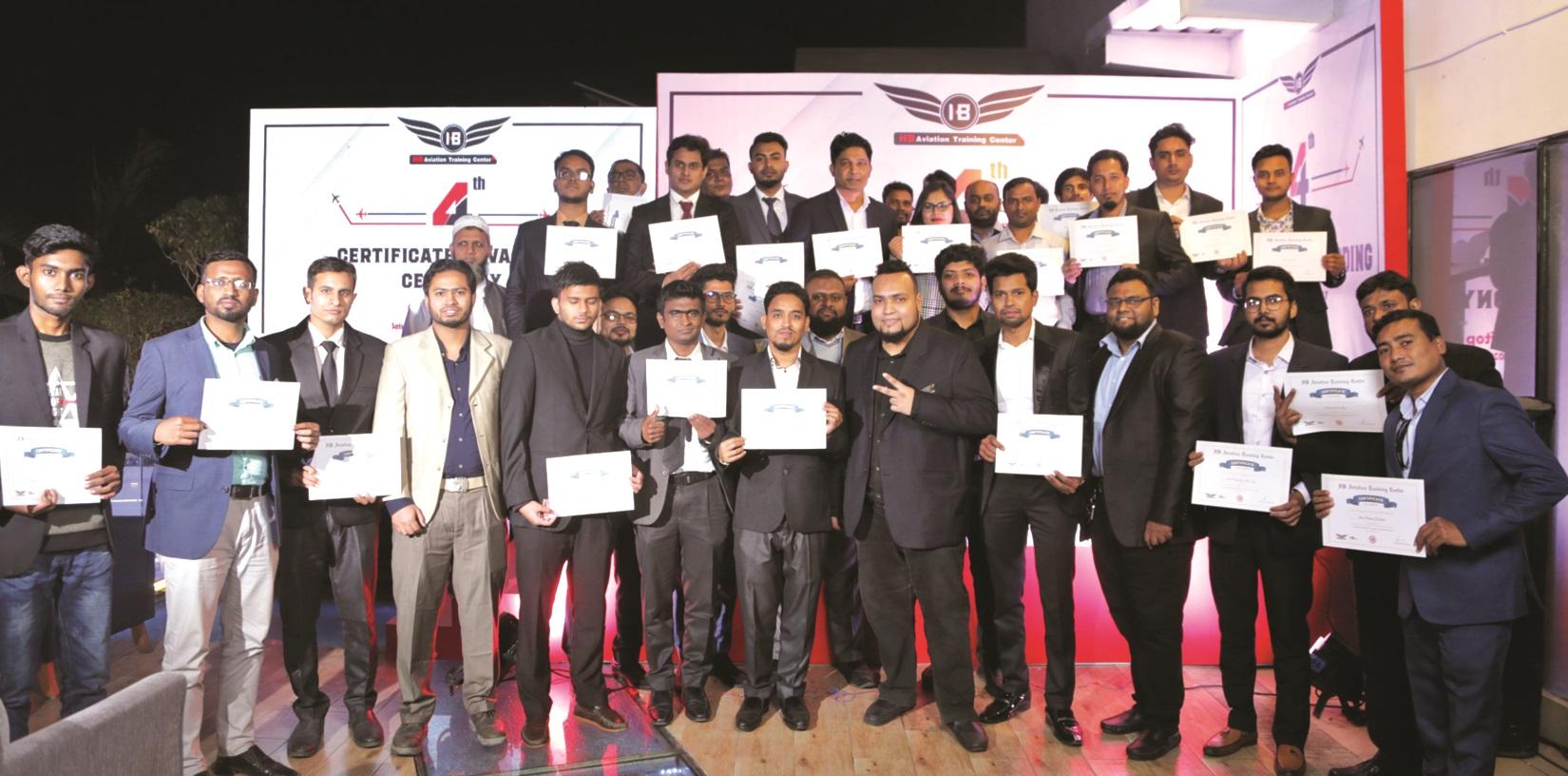 HB Aviation holds fourth certificate awarding ceremony