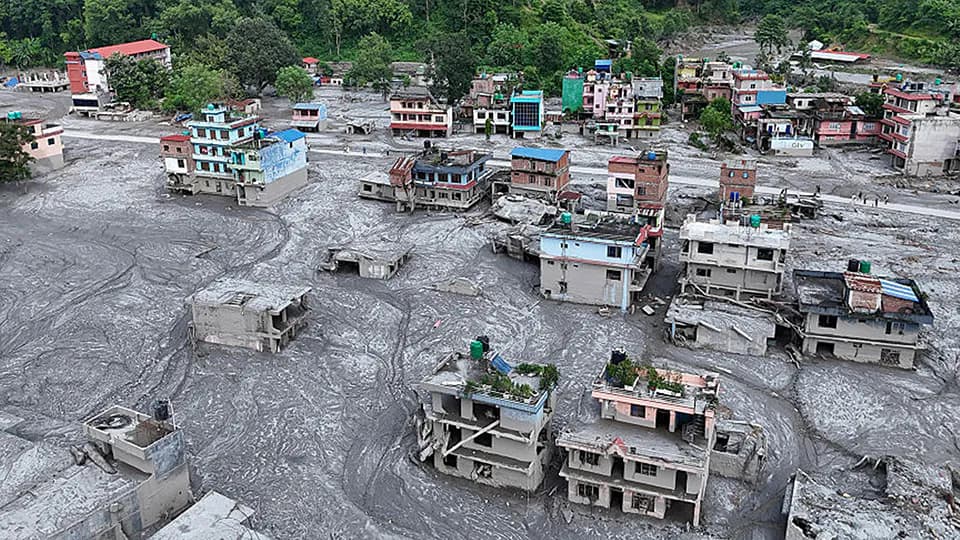 Nepal puts flood damage at USD 2.56b as rebuilding begins