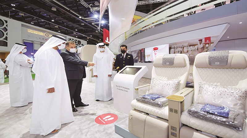 Emirates showcases Premium Economy Seats at ATM