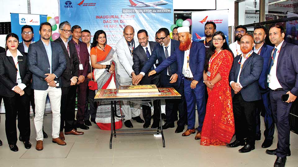 Air India's maiden flight on Dhaka-Delhi route takes off