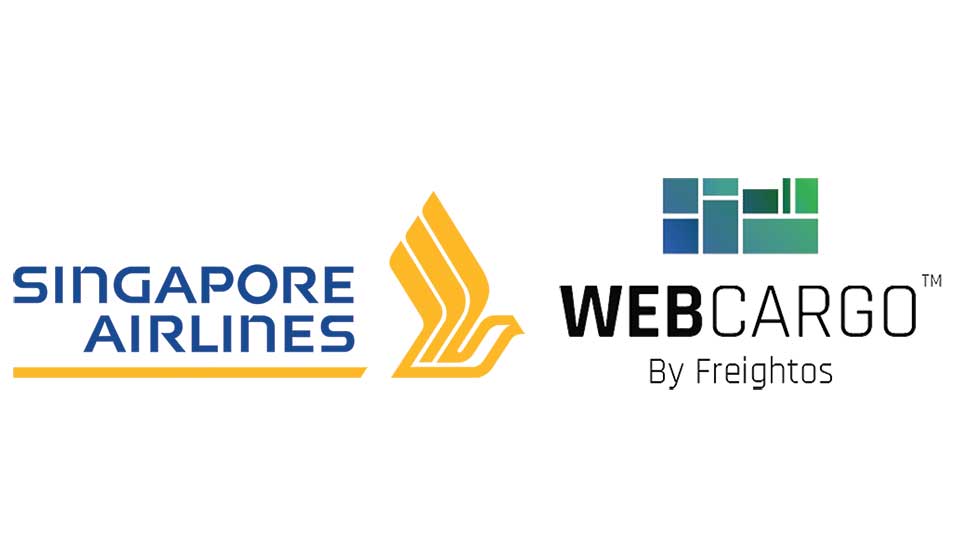 Singapore Airlines' cargo capacity now available on Freightos' WebCargo platform