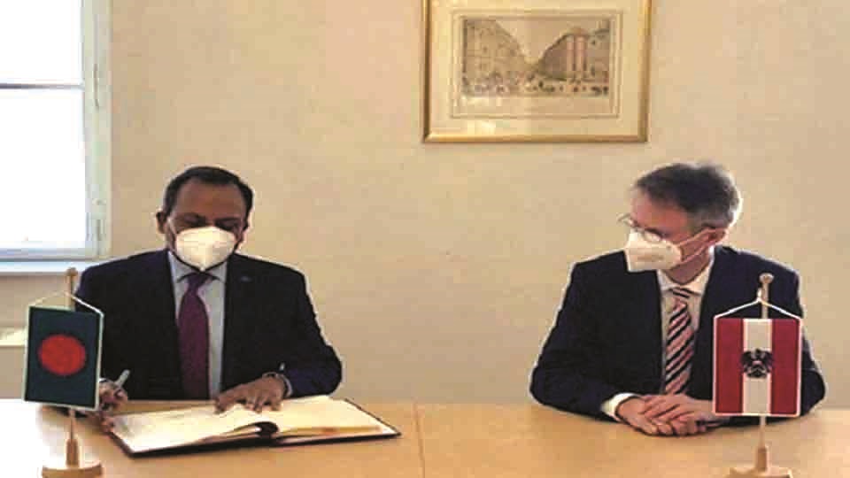 Agreement for air transport regional hub between BD, Austria