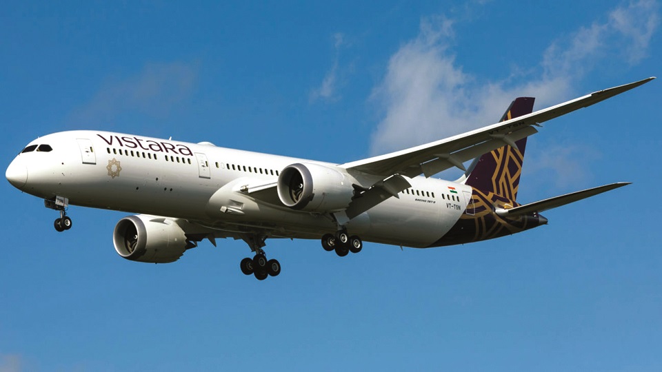 Vistara wins ch-aviation Asia's 3rd youngest aircraft fleet award again