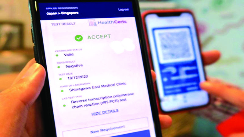 SIA trials world's first digital verification of Covid-19 test results