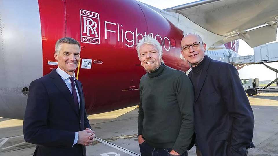 First ever transatlantic flight using only greener fuel lands in US