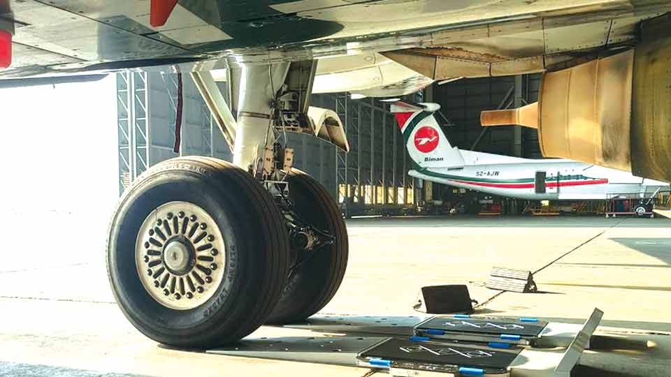 Biman now offers precise weighing solutions for any aircraft type in BD