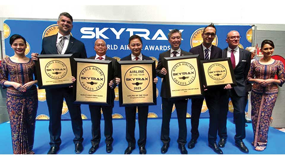 Singapore Airlines named World's Best at 2023 Skytrax World Airline Awards