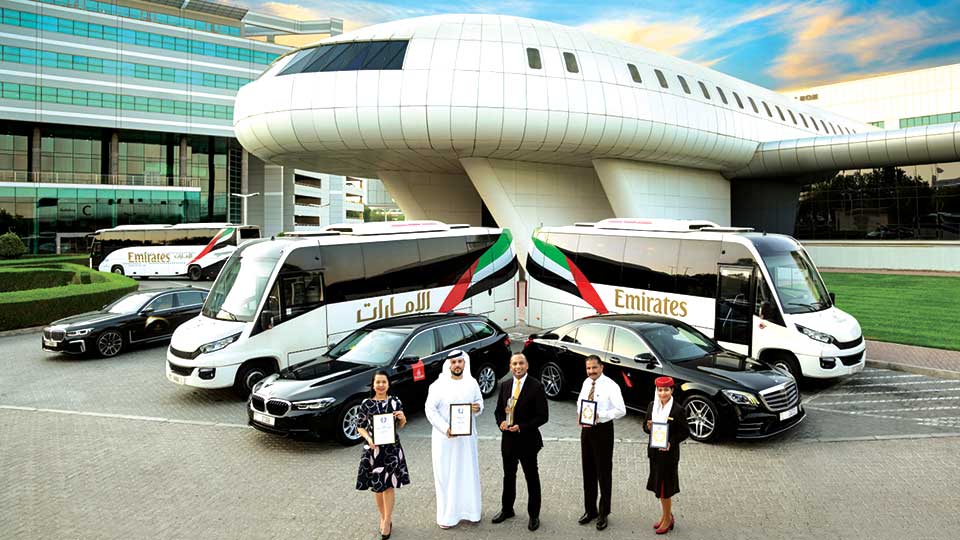 Emirates wins five awards in ground transport services