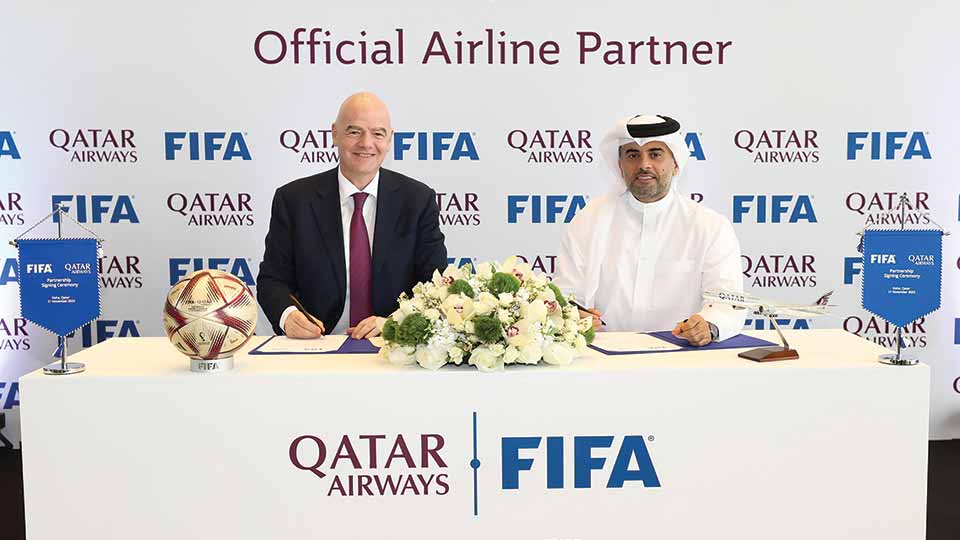 Qatar Airways extends FIFA partnership through 2030