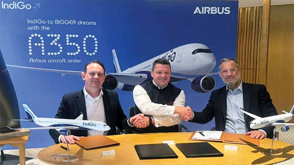 IndiGo orders 30 A350s to expand long-haul network