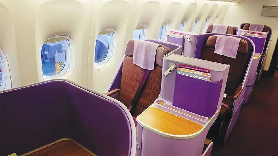 Thai Airways launches Royal Silk Business Class on short-haul routes