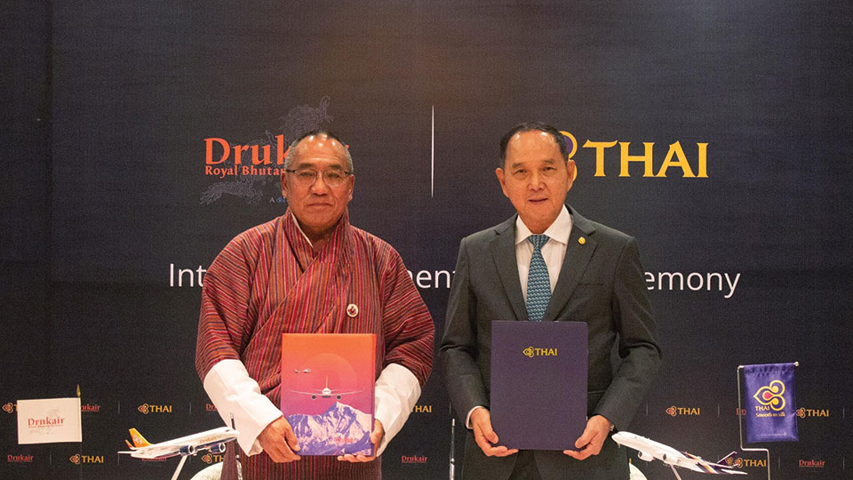 Drukair, Thai Airways join forces to boost regional, global connectivity