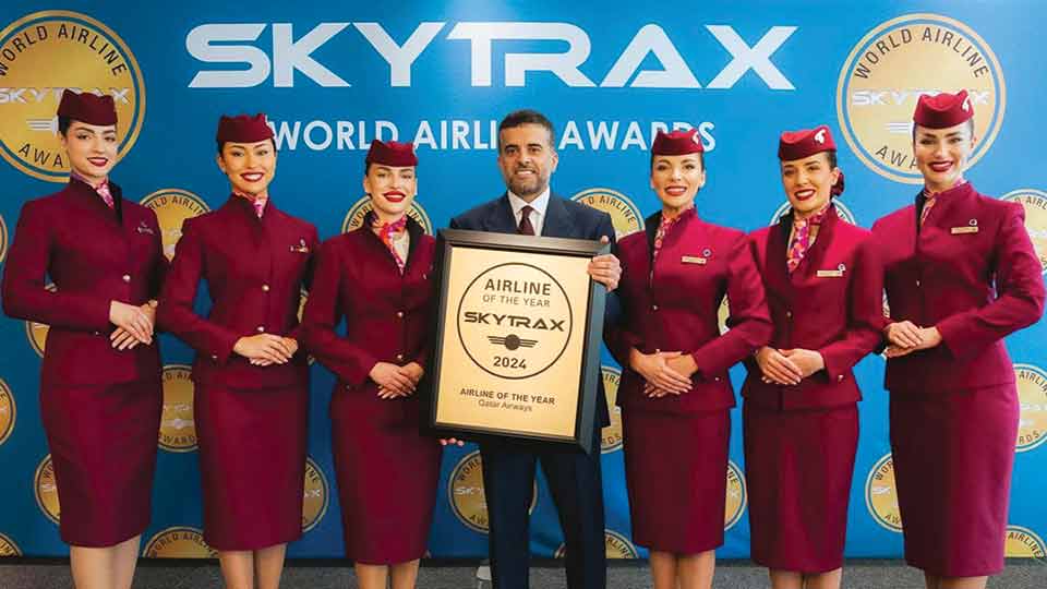 Qatar Airways wins Skytrax Airline of the Year 2024 award