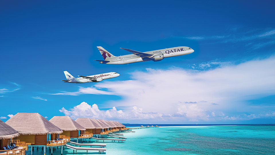 Qatar Airways announces interline partnership with Maldivian