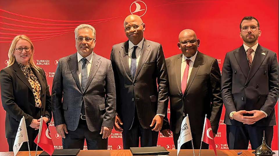 Turkish Airlines, South African Airways sign codeshare agreement