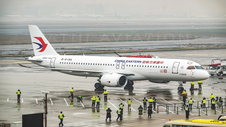 China Eastern Airlines takes first delivery of homegrown passenger jet