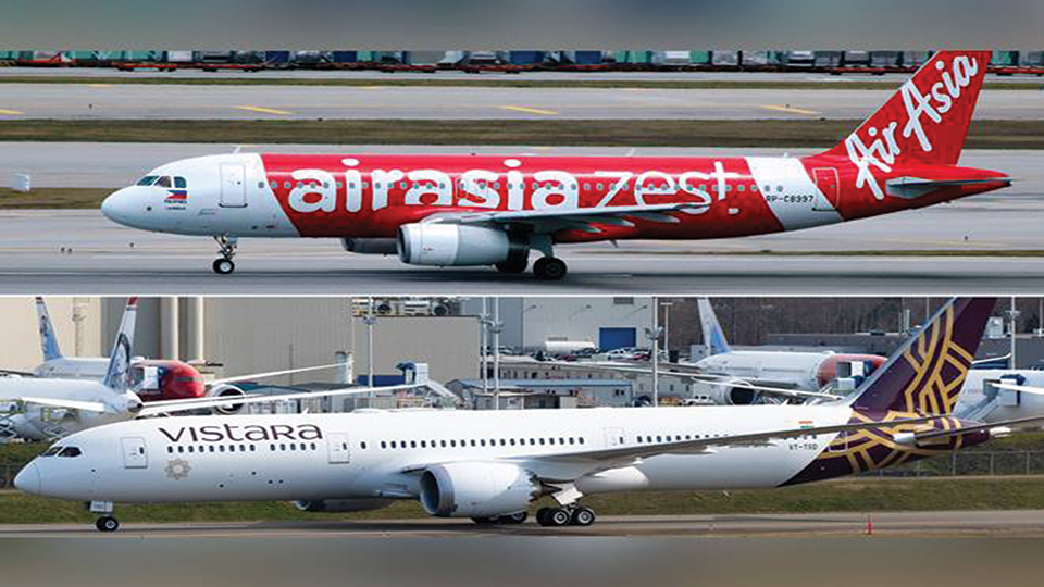 Tata brand's Vistara, AirAsia India both report increased losses