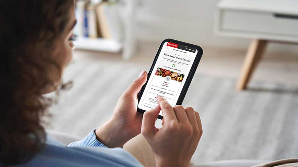 Emirates offers onboard meal preordering