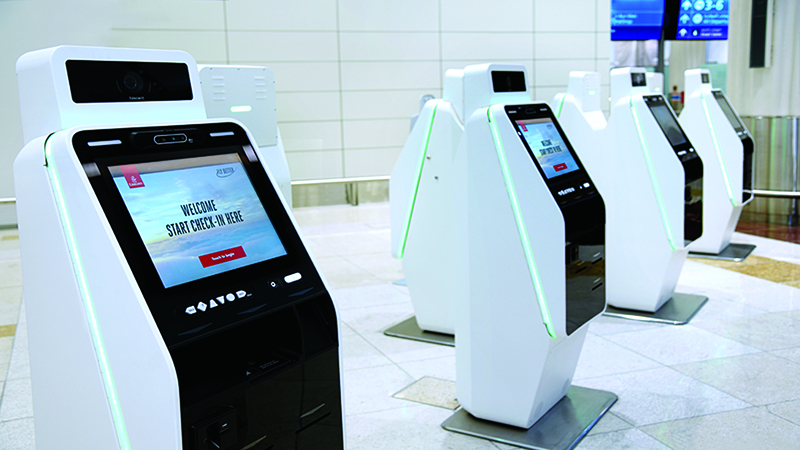 Emirates offers touchless self check-in at Dubai airport