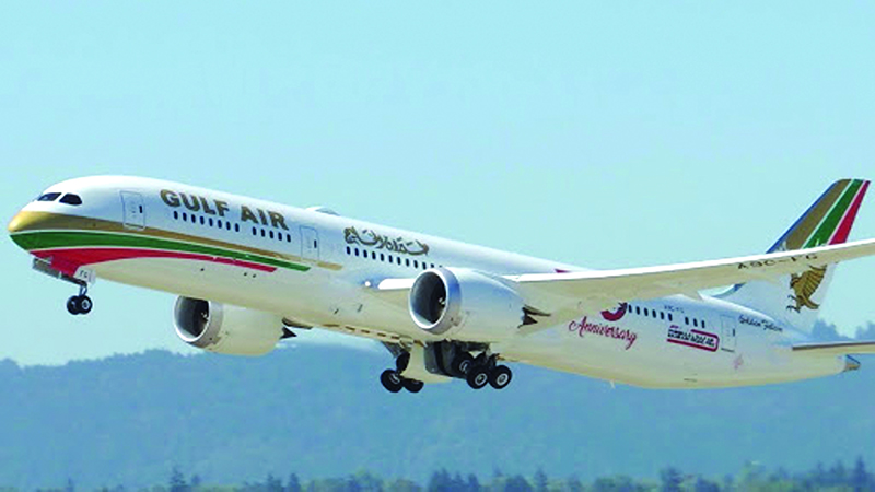 Gulf Air flies its first transcontinental lower emissions flight
