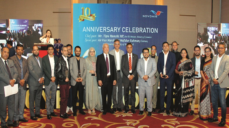 NOVOAIR celebrates 10th anniversary awarding best agents