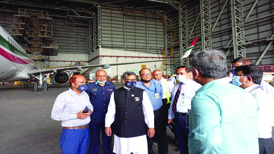 Two Biman planes out of service after hitting one another at HSIA