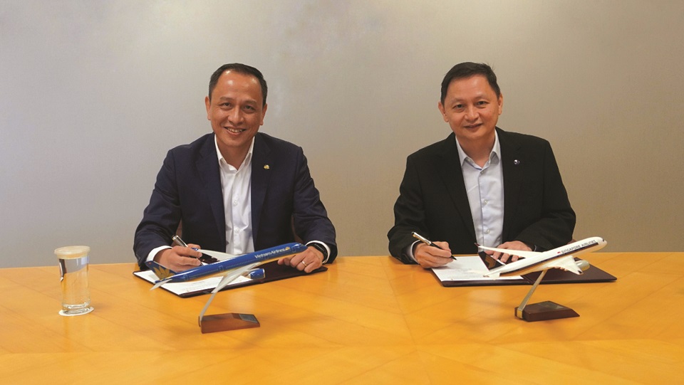Vietnam Airlines, Singapore Airlines sign MOU for commercial collaboration
