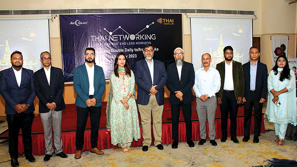 Thai Airways now operates double daily flights to/from Dhaka