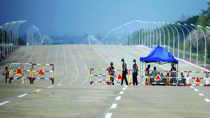 All passenger flights in Myanmar shut down