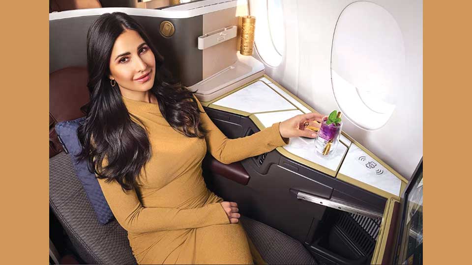 Bollywood actress Katrina Kaif new ambassador of Etihad Airways