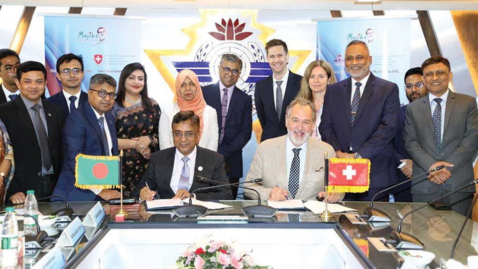 Draft air service agreement between Bangladesh, Switzerland signed